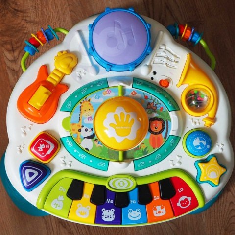 WOOPIE Interaktywny Wielofunkcyjny Stolik Edukacyjny Instrumenty Światło + USB Bluetooth