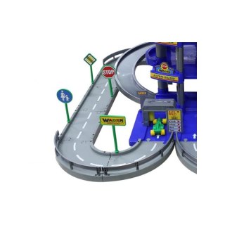 Wader QT Wielki Garaż Parkink Myjnia Tor 4 Poziomy + Autka