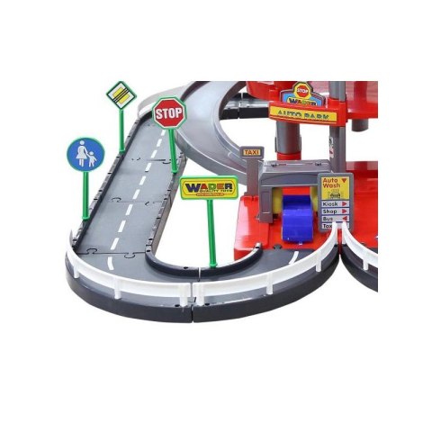 Wielki garaż Auto Park 3 auta Myjnia Tor 4 poziomy