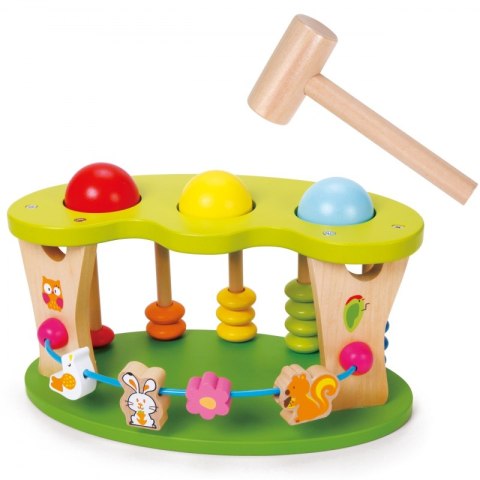 Wielofunkcyjna przybijanka bijak dla dzieci drewniany Classic World