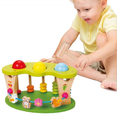 Wielofunkcyjna przybijanka bijak dla dzieci drewniany Classic World