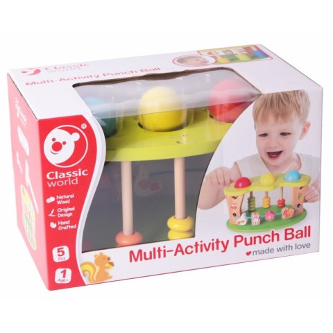 Wielofunkcyjna przybijanka bijak dla dzieci drewniany Classic World