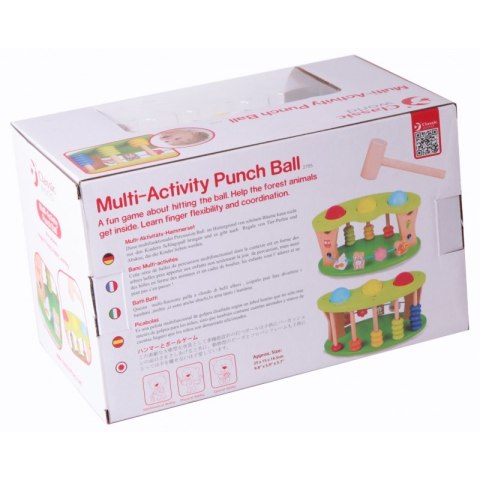 Wielofunkcyjna przybijanka bijak dla dzieci drewniany Classic World