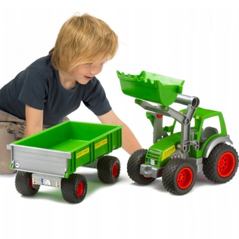 Wader QT Traktor Gigant z Przyczepą Turem Gumowe Koła