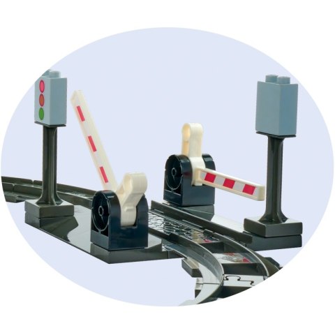 BIG Klocki Świnka Peppa Pociąg Elektryczny 59 el. 2 Figurki