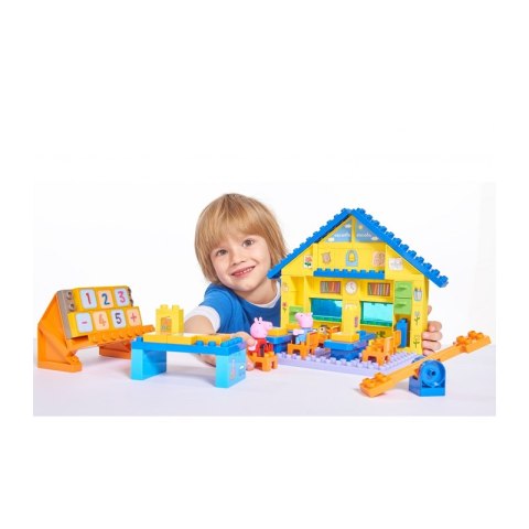 Big Klocki Szkoła Świnka Peppa 87el. Figurki Ruchome el.