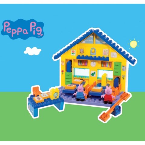 Big Klocki Szkoła Świnka Peppa 87el. Figurki Ruchome el.