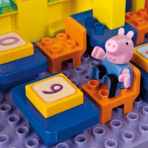 Big Klocki Szkoła Świnka Peppa 87el. Figurki Ruchome el.