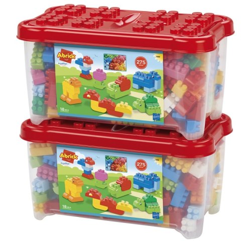 Ecoiffier Klocki Abrick 275 elementów w pojemniku