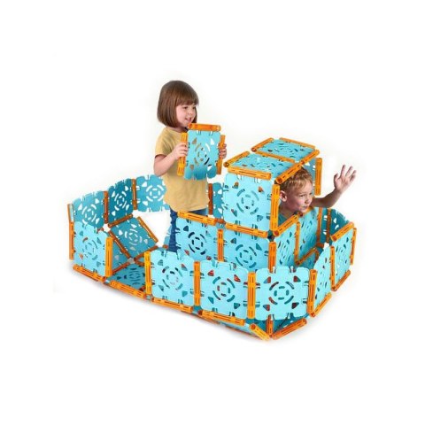 FEBER Duże Klocki Konstrukcyjne Budowniczego do Ogrodu Domu 132 el.