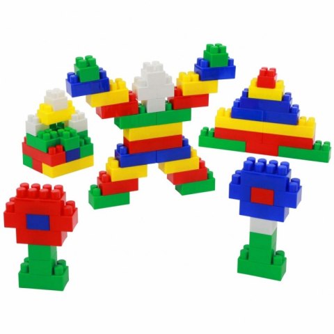 Klocki Konstrukcyjne Budowniczy 174 elementy