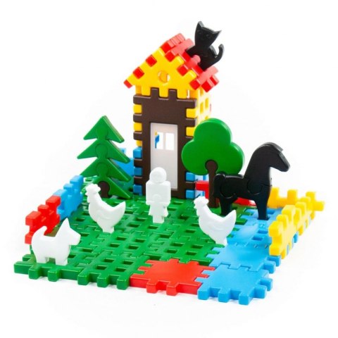 Klocki Konstrukcyjne Wafle Rodzina 120 el.