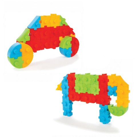 WOOPIE Zestaw Konstrukcyjny Klocki Puzzle 100 El.