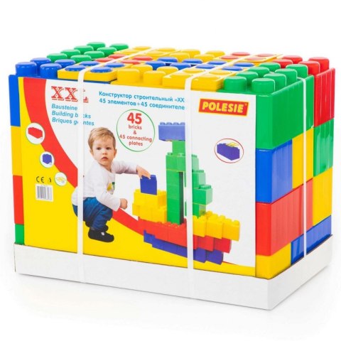 Wader QT Klocki XXL 45 Elementów i Łączników