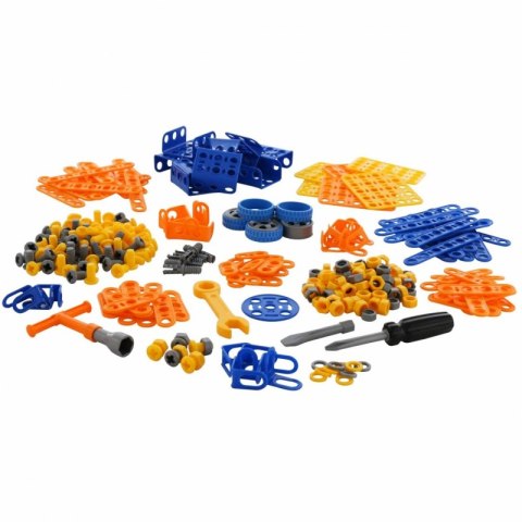 Wader QT Zestaw Narzędzi Młyn Koparka Mały Konstruktor Klocki 330elem