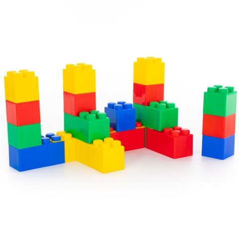 Wader Zestaw Klocków XXL 24 Elementy + 24 łączniki