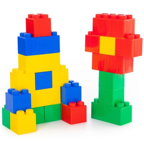 Wader Zestaw Klocków XXL 24 Elementy + 24 łączniki