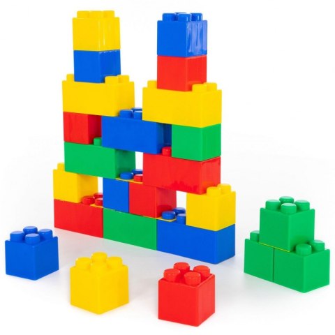 Wader Zestaw Klocków XXL 24 Elementy + 24 łączniki