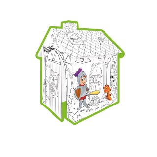 Domek Do Kolorowania Rycerz MOCHTOYS