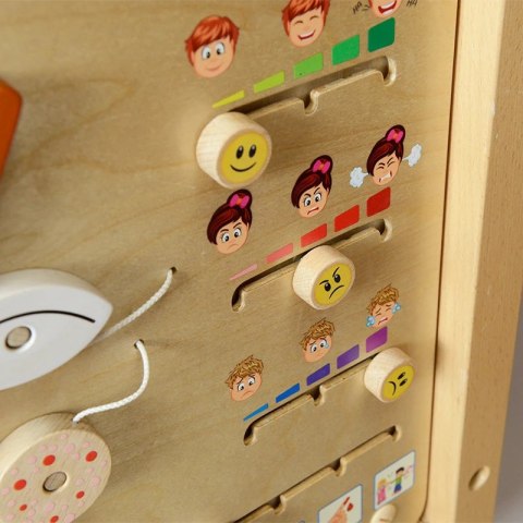 MASTERKIDZ Tablica Edukacyjna Jak Się Czujesz? Nauka Emocji