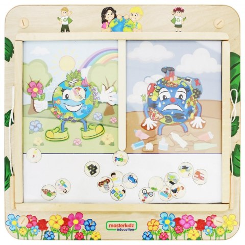 MASTERKIDZ Tablica Edukacyjna Kochamy Naszą Ziemię
