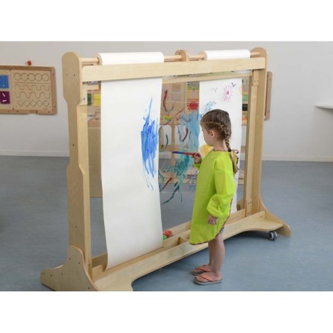 Ogromne Okienko Do Malowania Masterkidz Uchwyt Na Rolki Papieru 2 w 1