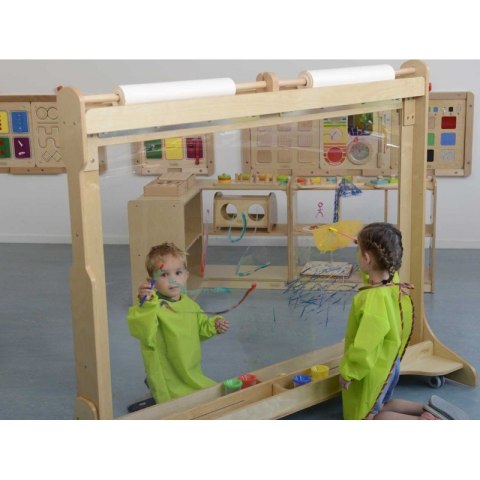 Ogromne Okienko Do Malowania Masterkidz Uchwyt Na Rolki Papieru 2 w 1