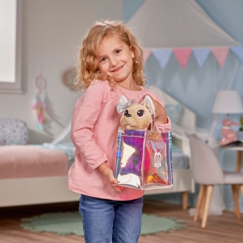 SIMBA Chi Chi Love Piesek w Torebce Lśniąca Moda