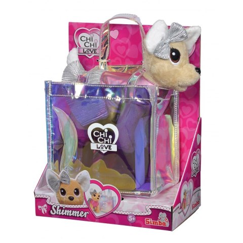 SIMBA Chi Chi Love Piesek w Torebce Lśniąca Moda