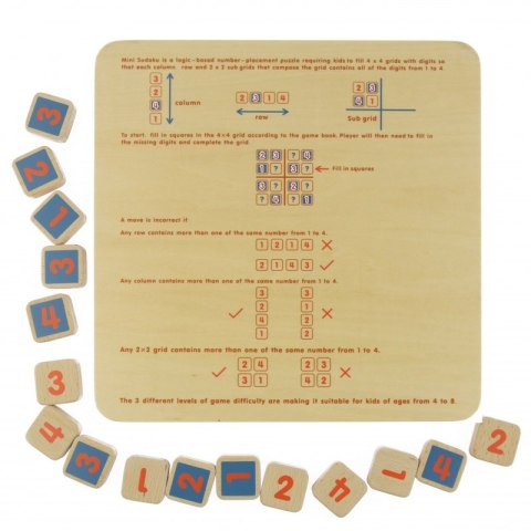 MASTERKIDZ Tablica Edukacyjna Gra Mini Sudoku