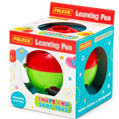 POLESIE Kula Sorter Nauka Kształtów Kolorów Liczb 7 el.