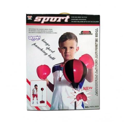 WOOPIE Zestaw Bokserski Dla Dzieci Rękawice Gruszka Pompka