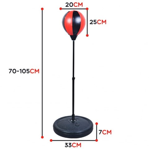 WOOPIE Zestaw Bokserski Dla Dzieci Rękawice Gruszka Pompka