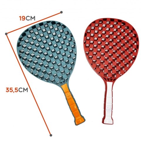 WOOPIE Zestaw Sportowy Baseball + Badminton dla Dzieci + 4 piłki