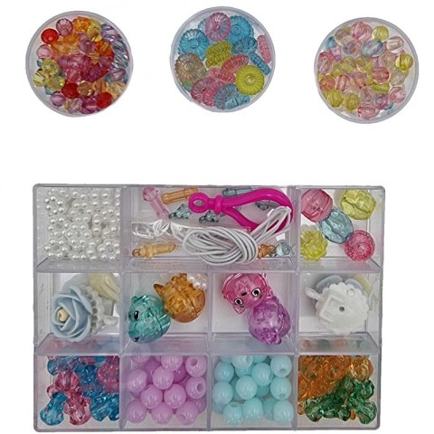 WOOPIE Zestaw do Robienia Biżuteri Bransoletek Wisiorków Pierścionków Kolczyków ze Zwierzątkami