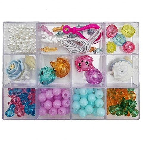 WOOPIE Zestaw do Robienia Biżuteri Bransoletek Wisiorków Pierścionków Kolczyków ze Zwierzątkami