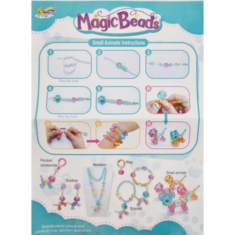 WOOPIE Zestaw do Robienia Biżuteri Bransoletek Wisiorków Pierścionków Kolczyków ze Zwierzątkami