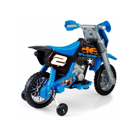 FEBER Motocykl Cross Pojazd na Akumulator RIDER 6V dla Dzieci + Kask