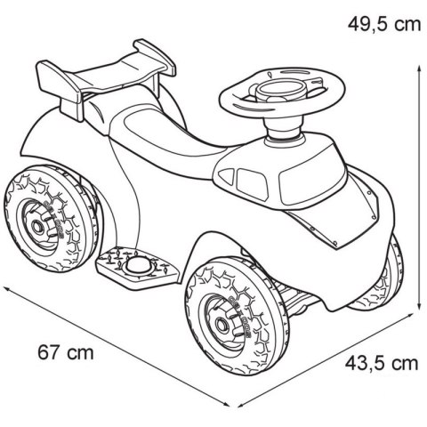 FEBER Quad Zygzak McQueen dla Dzieci na Akumulator 6V CARS