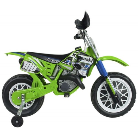 INJUSA Kawasaki Motor Elektryczny Cross 12V + boczne kółka