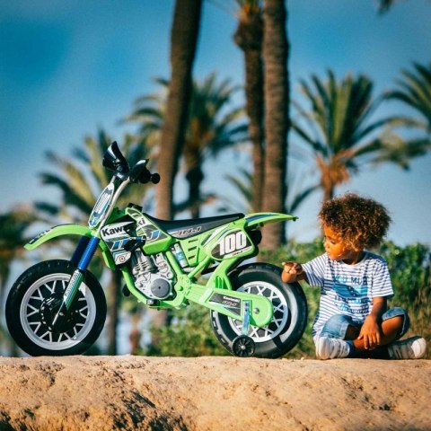 INJUSA Kawasaki Motor Elektryczny Cross 12V + boczne kółka