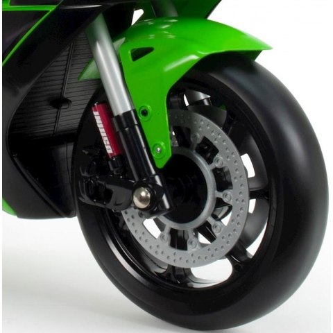 INJUSA Kawasaki Ninja Motor Na Akumulator 12V MP3 Światło Pompowane Koła