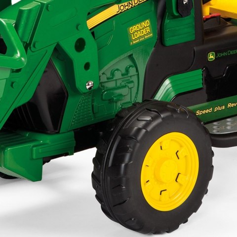 Peg Perego Traktor z łyżką na akumulator John Deere Power Pull koparka