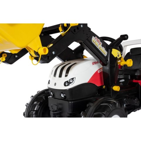 Rolly Toys Traktor rollyFarmtrac Steyr 6300 Terrus CVT z Łyżką na Pedały