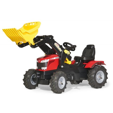 Rolly Toys rollyFarmtrac MASSEY FERGUSON Traktor na pedały z łyżką Pompowane koła