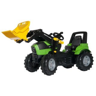 RollyToys rollyFarmtrac Premium Deutz-Fahr Agrotron Traktor na pedały z łyżką 3-8 Lat