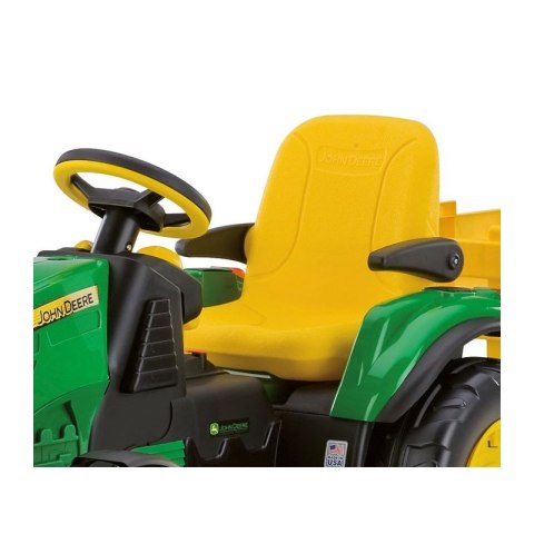 Traktor Na akumulator Peg Perego John Deere Power Pull z Przyczepą