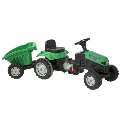 WOOPIE Traktor na Pedały Farmer GoTrac MAXI z Przyczepą Ciche Koła