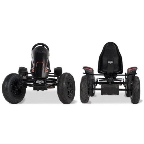 BERG Gokart na Pedały Black Edition BFR Pompowane Koła od 5/6 lat do 100 kg