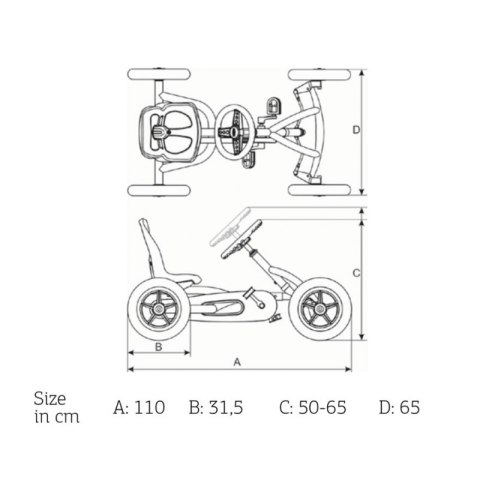 BERG Gokart na pedał Buddy Pro BFR